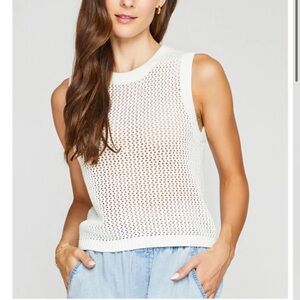 GENTLE FAWN Monica Loose Knit Sleeveless Sweater Size XS